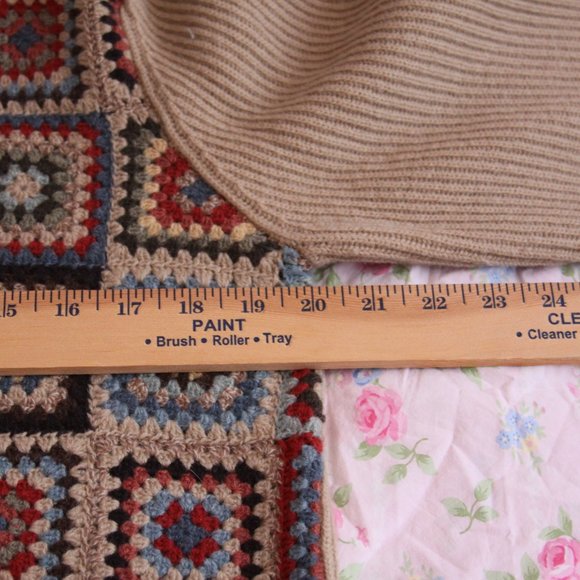 Vintage Ralph Lauren Lambswool Granny Square Cardigan - Picture 6 of 6